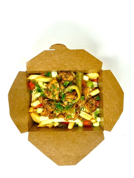 Order Chicken Shawarma Fries food online from Kous-Kous store, Framingham on bringmethat.com