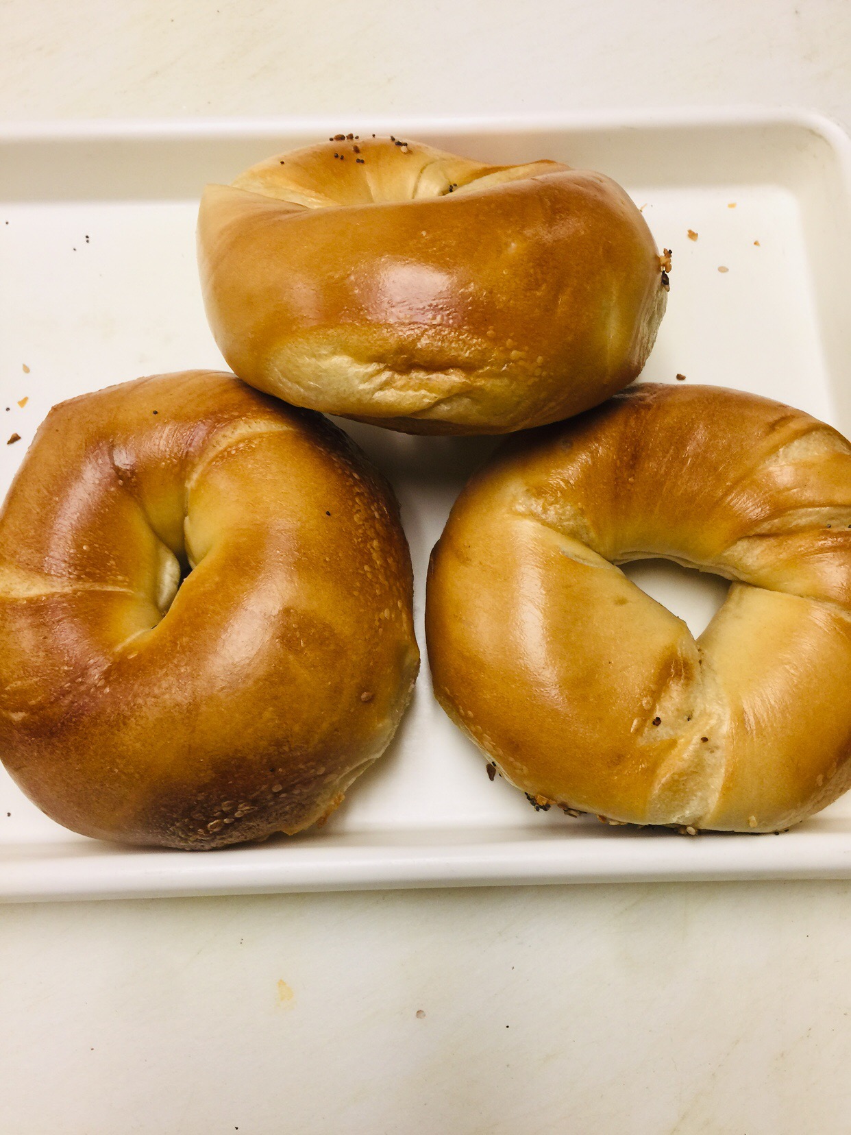 Order Bagel with Vegetable Cream Cheese food online from Youndys Hispanic Sweets And Kitchen store, Bloomingdale on bringmethat.com