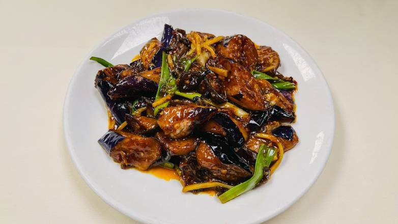 Order Eggplant wHot Garlic Sauce food online from Yeung Shing Restaurant store, Los Gatos on bringmethat.com