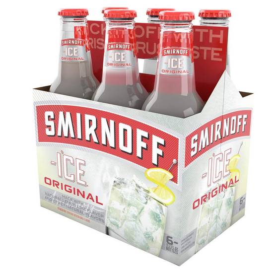 Order Smirnoff Ice Beer- 6 Pack food online from Red Roof Market store, Lafollette on bringmethat.com