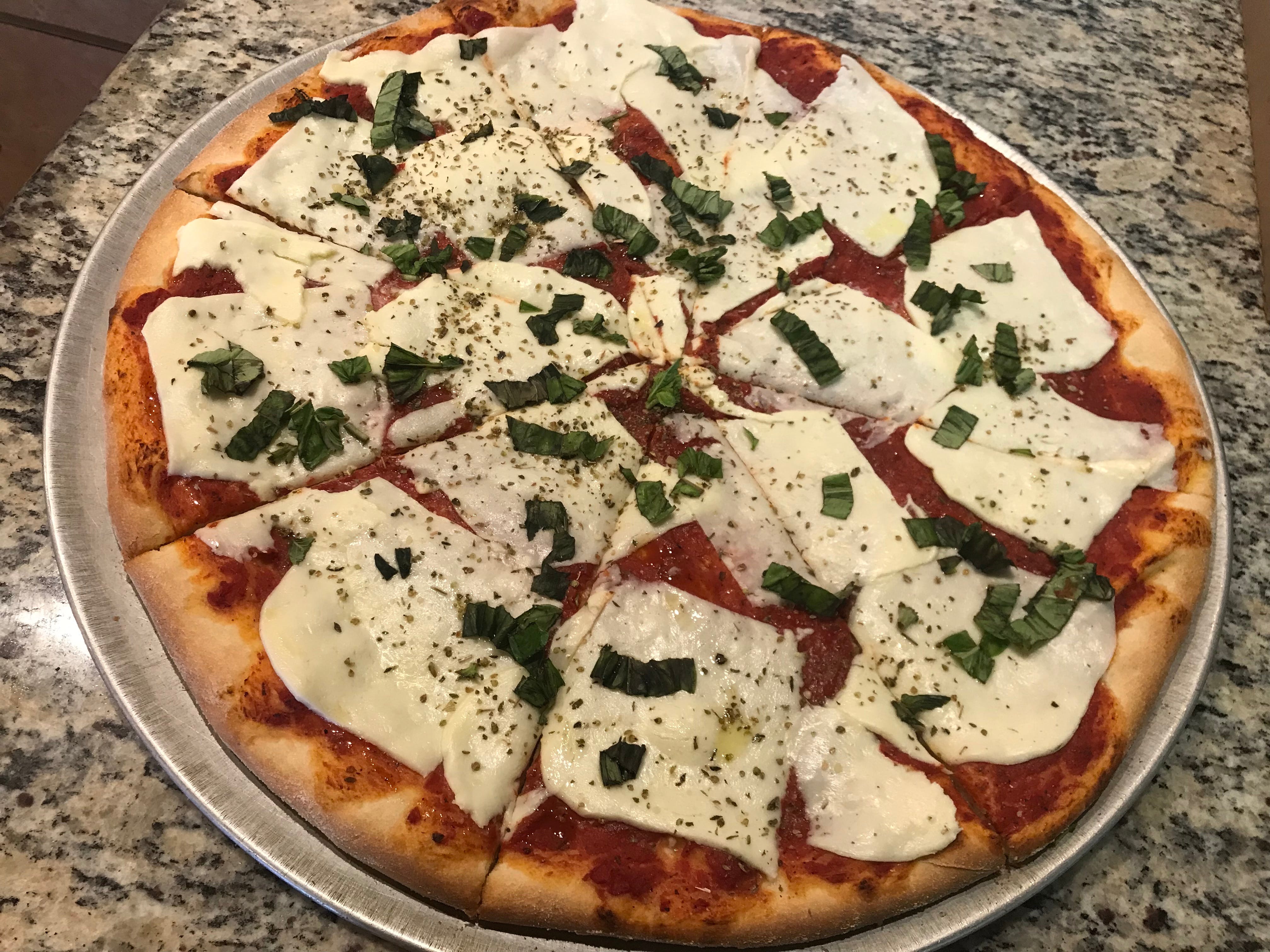 Order Margherita Pizza - Personal 10" food online from Rocco Pizzeria & Italian store, Hellertown on bringmethat.com