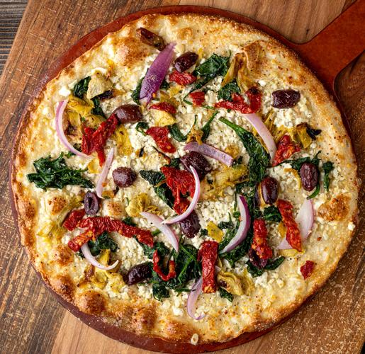 Order Mediterranean Pizza food online from Fired Pie store, Chandler on bringmethat.com