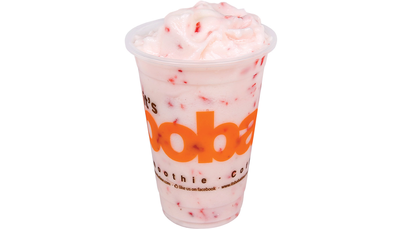 Order Strawberry Yogurt Smoothie food online from Boba Time store, Los Angeles on bringmethat.com