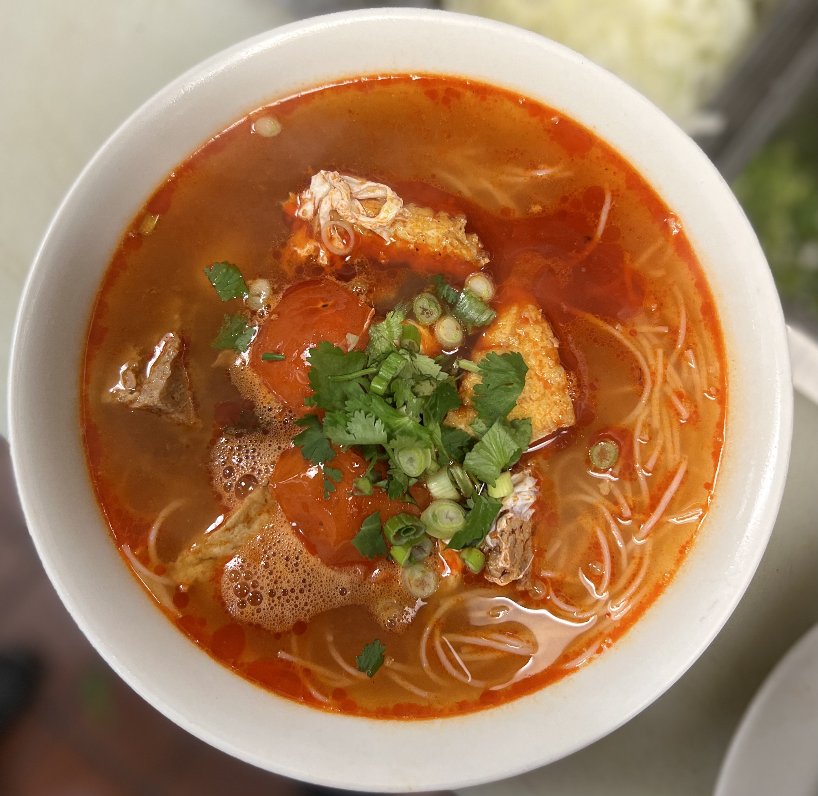 Order Bun Rieu food online from Pho And Cafe Anh Hong store, Upper Darby on bringmethat.com