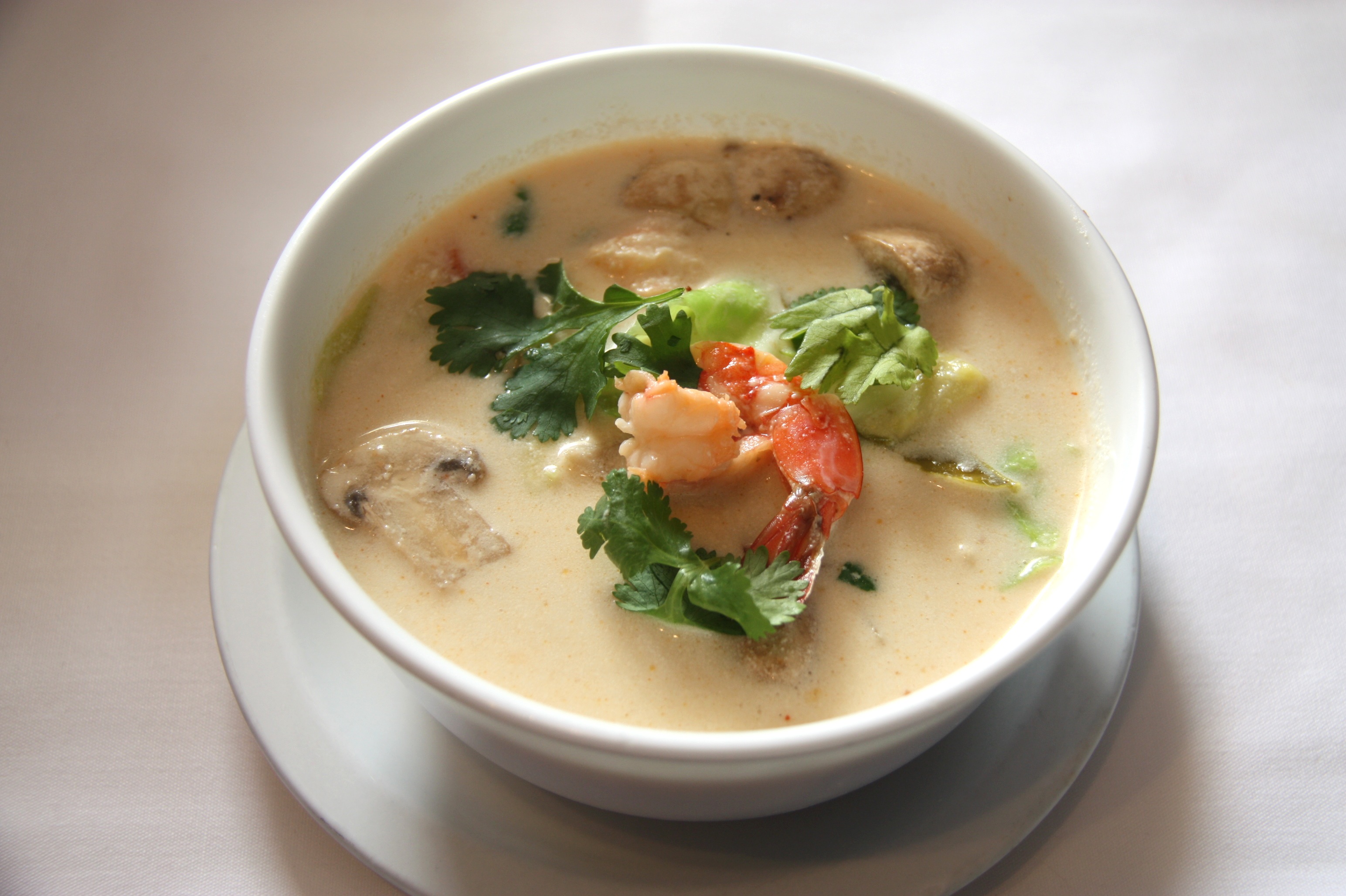 Order Tom Kha Soup food online from Ploy Ii-Thai Cuisine store, San Francisco on bringmethat.com