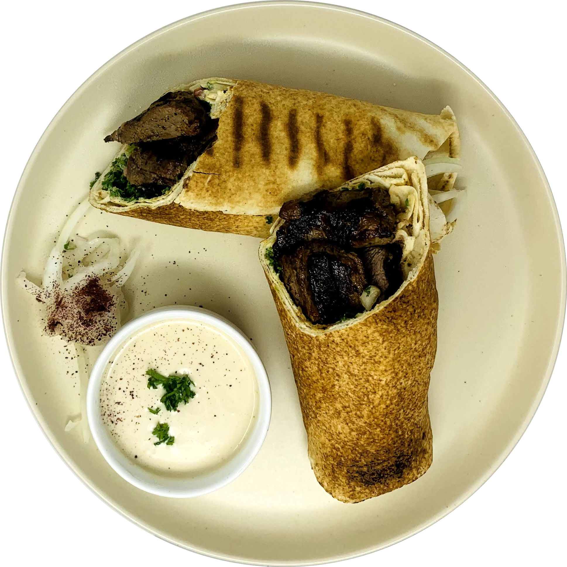 Order Beef Kabob Wrap food online from Levant Kitchen store, Canton on bringmethat.com