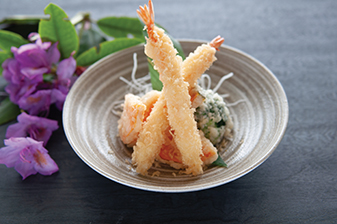 Order Shrimp Tempura (App) food online from Kumo Sushi store, Plainview on bringmethat.com