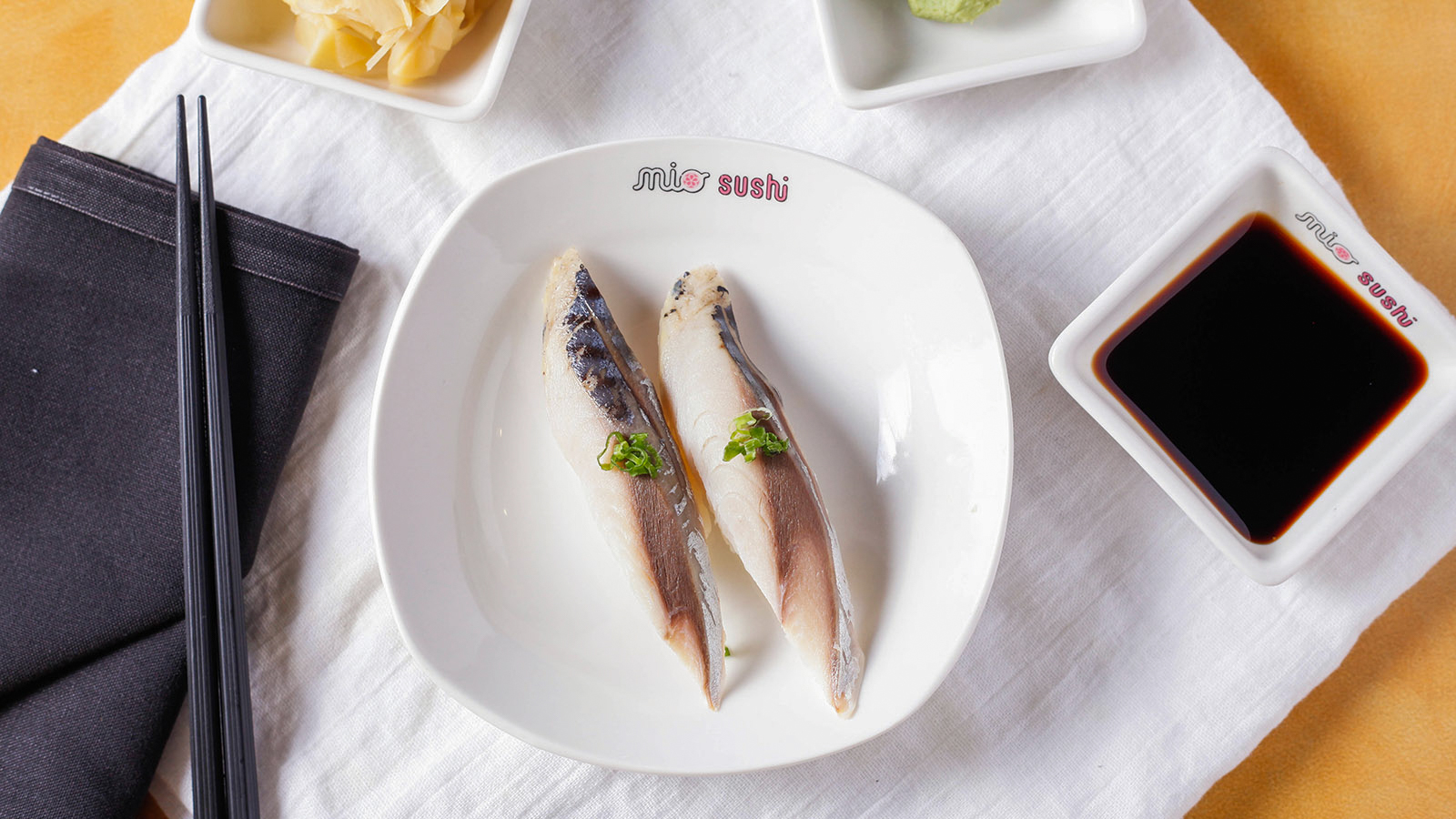 Order Mackerel food online from Mio Sushi store, Bend on bringmethat.com