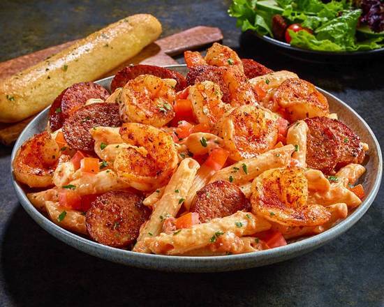Order Blackened Shrimp & Sausage Pasta food online from Ruby Tuesdays store, Las Cruces on bringmethat.com