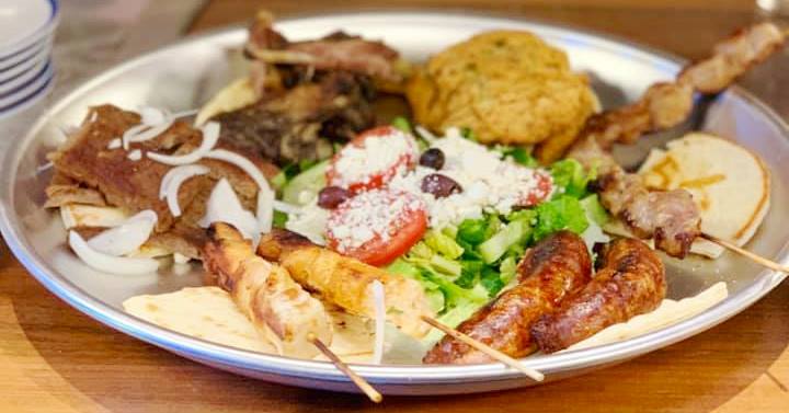 Order Greek Mixed Grill Entrees food online from Yamas Greek Eatery store, Walla Walla on bringmethat.com