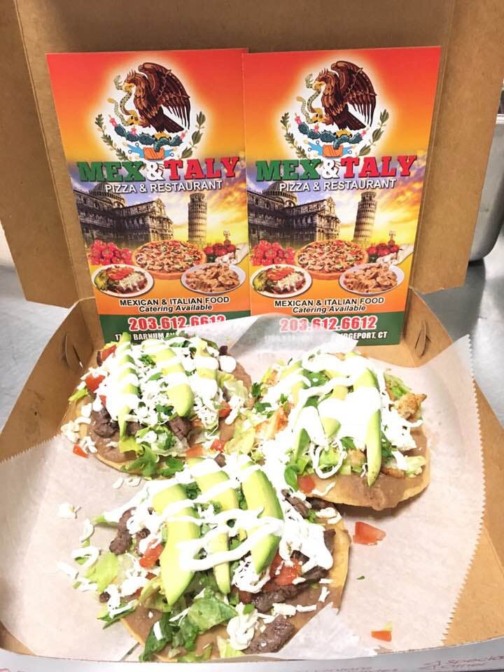 Order Tostadas - 3 Pieces food online from Mex & Taly Pizza store, Bridgeport on bringmethat.com