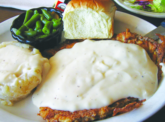 Order Country Fried Steak food online from Grandma's Pancake House store, Shelbyville on bringmethat.com