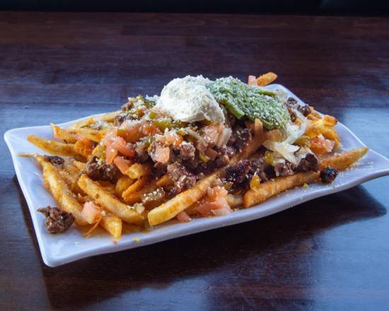 Order Korean BBQ Fries food online from Anny's Fine Burger store, San Diego on bringmethat.com