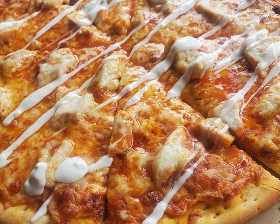 Order Buffalo Chicken Pizza (Much Wow) food online from Doge Pizza store, Saint Paul on bringmethat.com