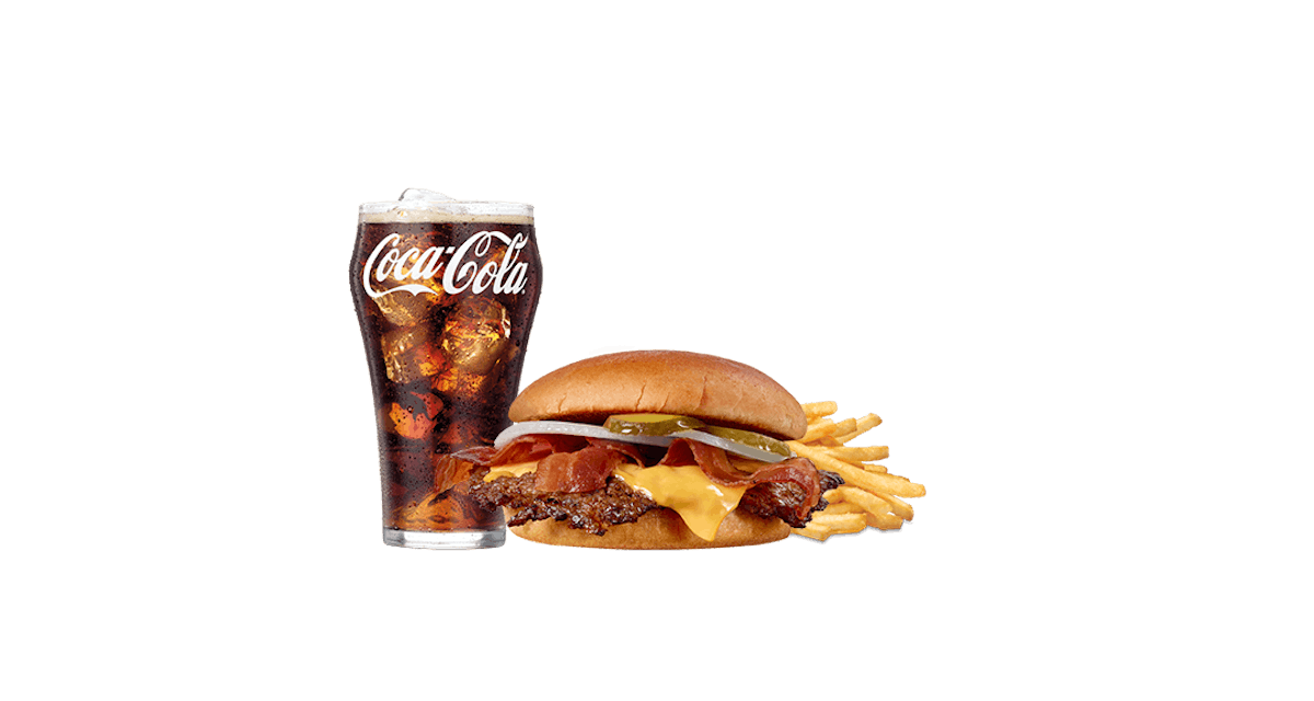 Order Bacon 'n Cheese Single Steakburger Combo food online from Steak N Shake store, Indianapolis on bringmethat.com