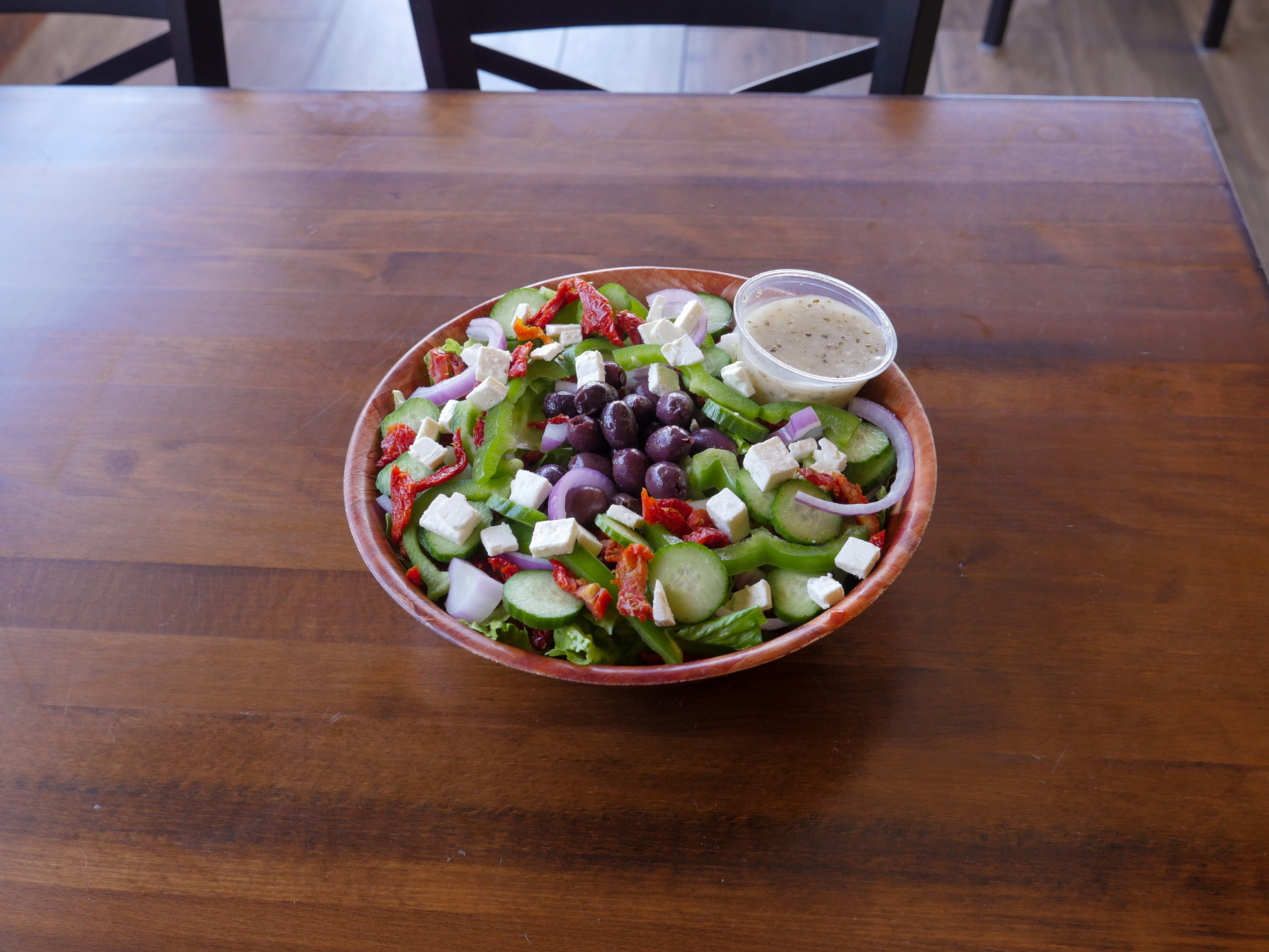 Order Mediterranean Salad food online from Alfred Pizza store, Sunland on bringmethat.com