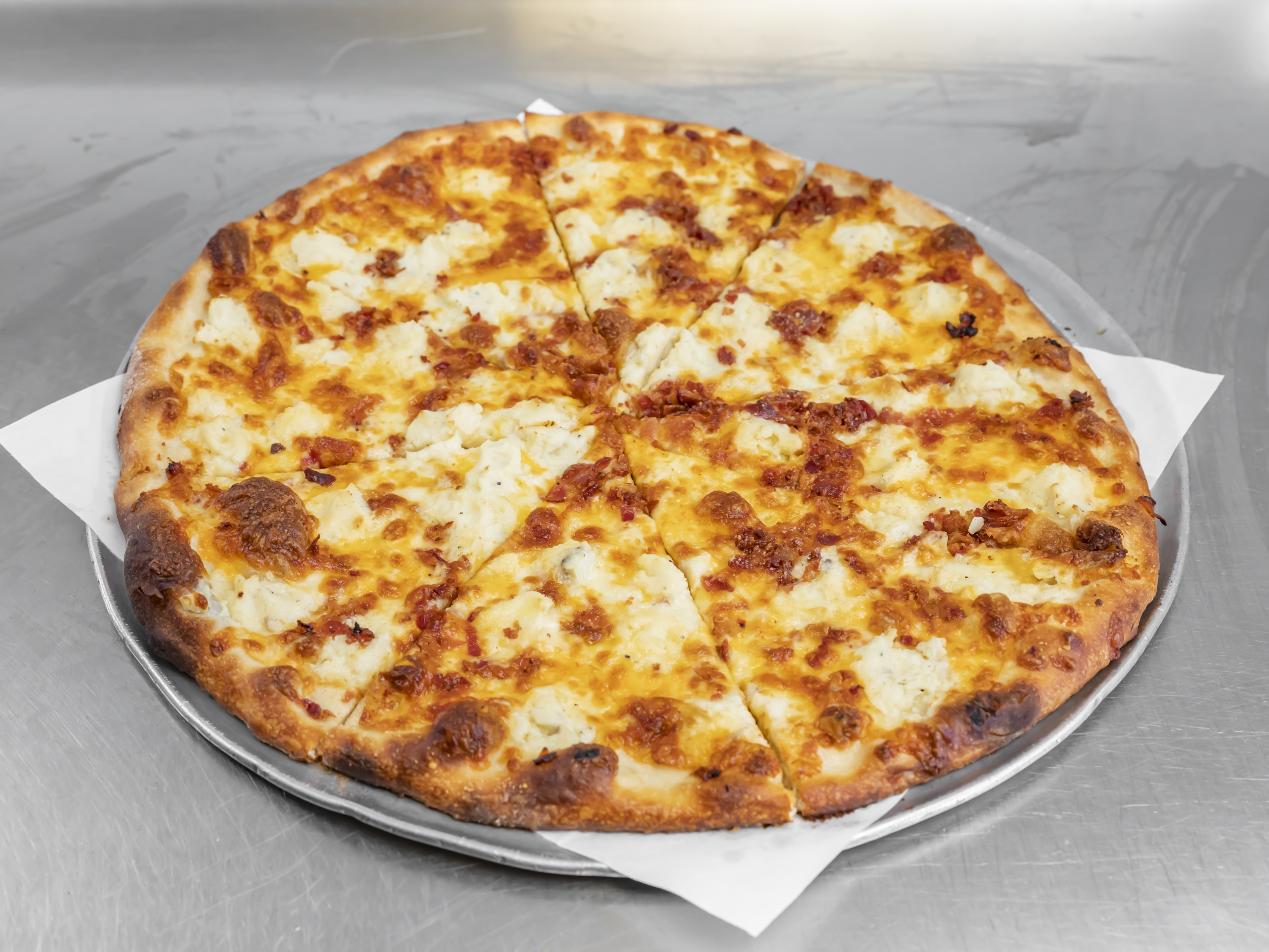 Order Mashed Potato Pizza food online from Amore' Apizza store, Wallingford on bringmethat.com
