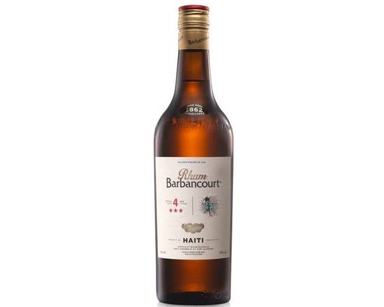 Order Rum Barbancourt, 4 Years Old 3 Star Rum · 750 mL food online from House Of Wine store, New Rochelle on bringmethat.com