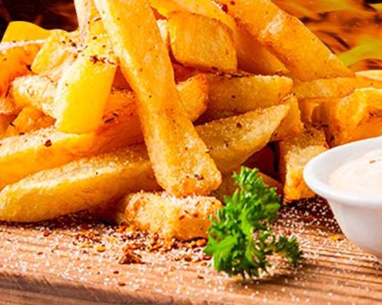Order French Fries food online from Wings & Burgers To Go store, Denver on bringmethat.com