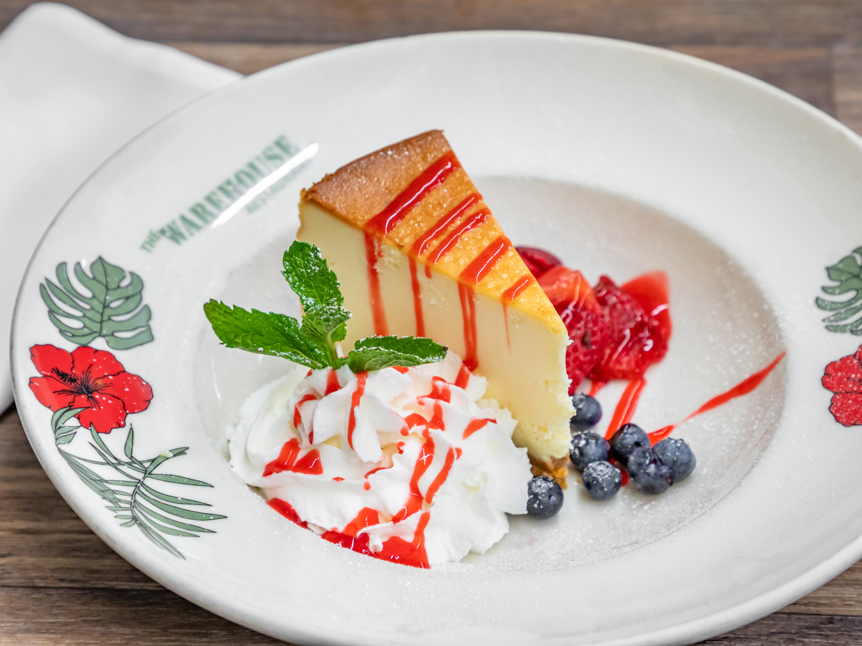 Order New York Cheesecake food online from The Warehouse Restaurant store, Marina Del Rey on bringmethat.com