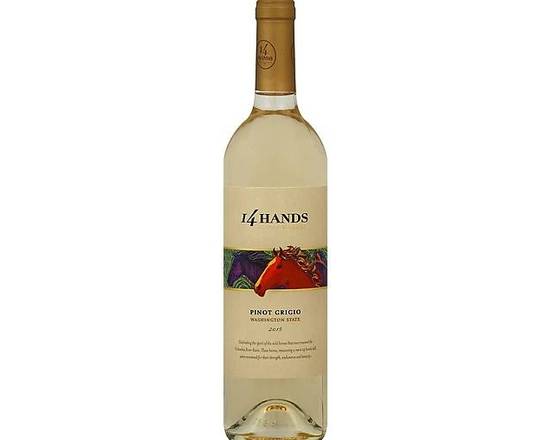 Order 14 Hands, Pinot Grigio Columbia Valley · 750 mL food online from House Of Wine store, New Rochelle on bringmethat.com