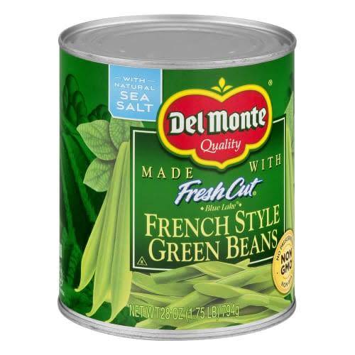 Order Del Monte · Fresh Cut French Style Green Beans (28 oz) food online from Winn-Dixie store, Long Beach on bringmethat.com