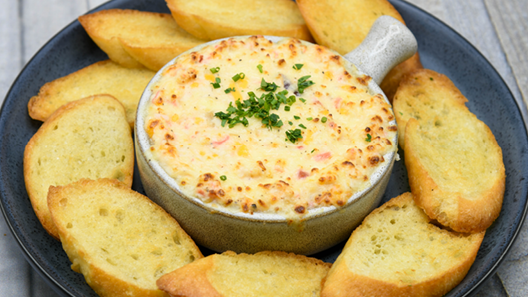 Order Oven Roasted Crab + Artichoke Dip food online from Skates On The Bay store, Berkeley on bringmethat.com
