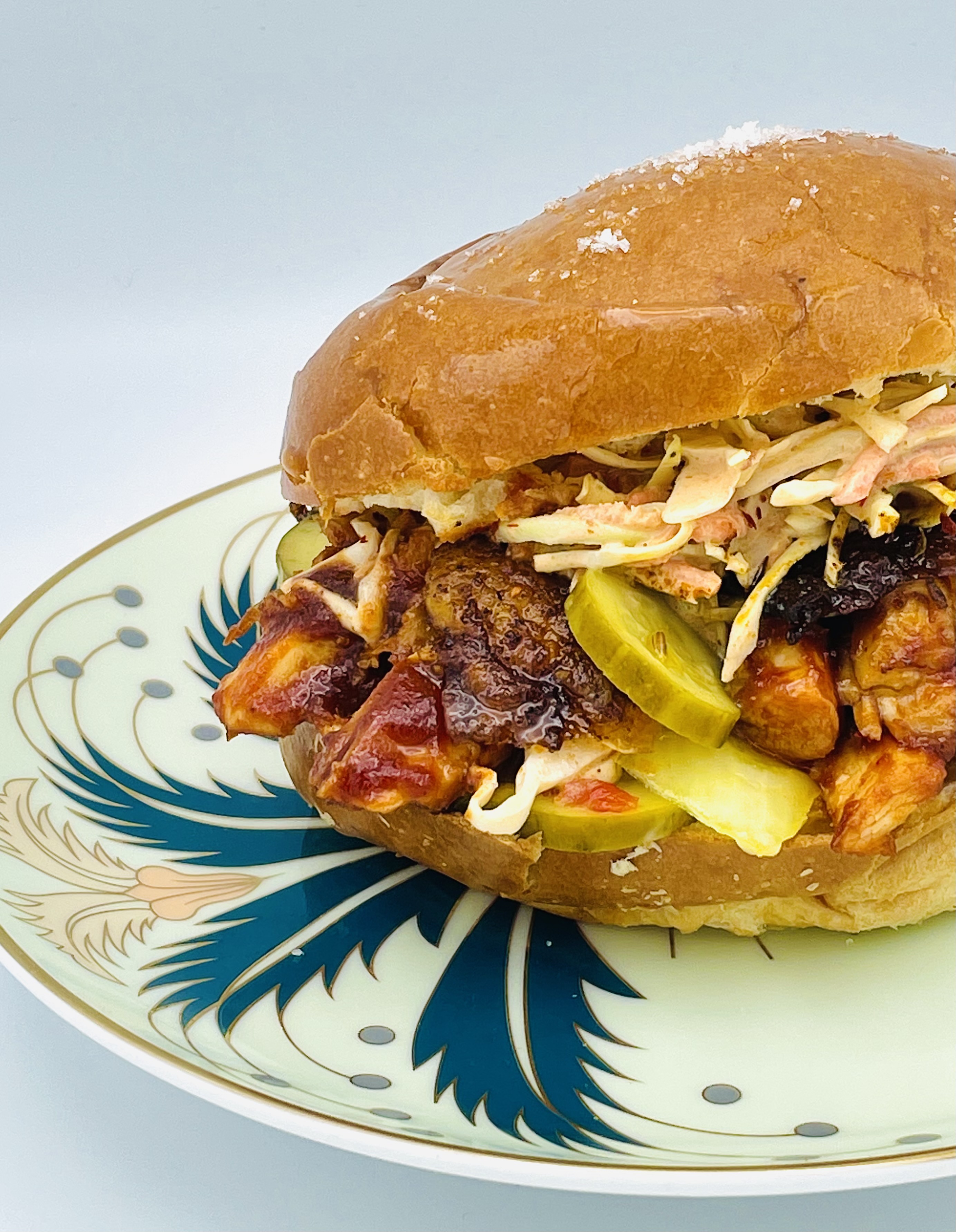 Order BBQ Chicken Sandwich food online from The Roost store, San Francisco on bringmethat.com