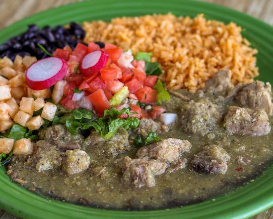 Order Chile Verde Entree food online from Papalote Mexican Grill store, SF on bringmethat.com