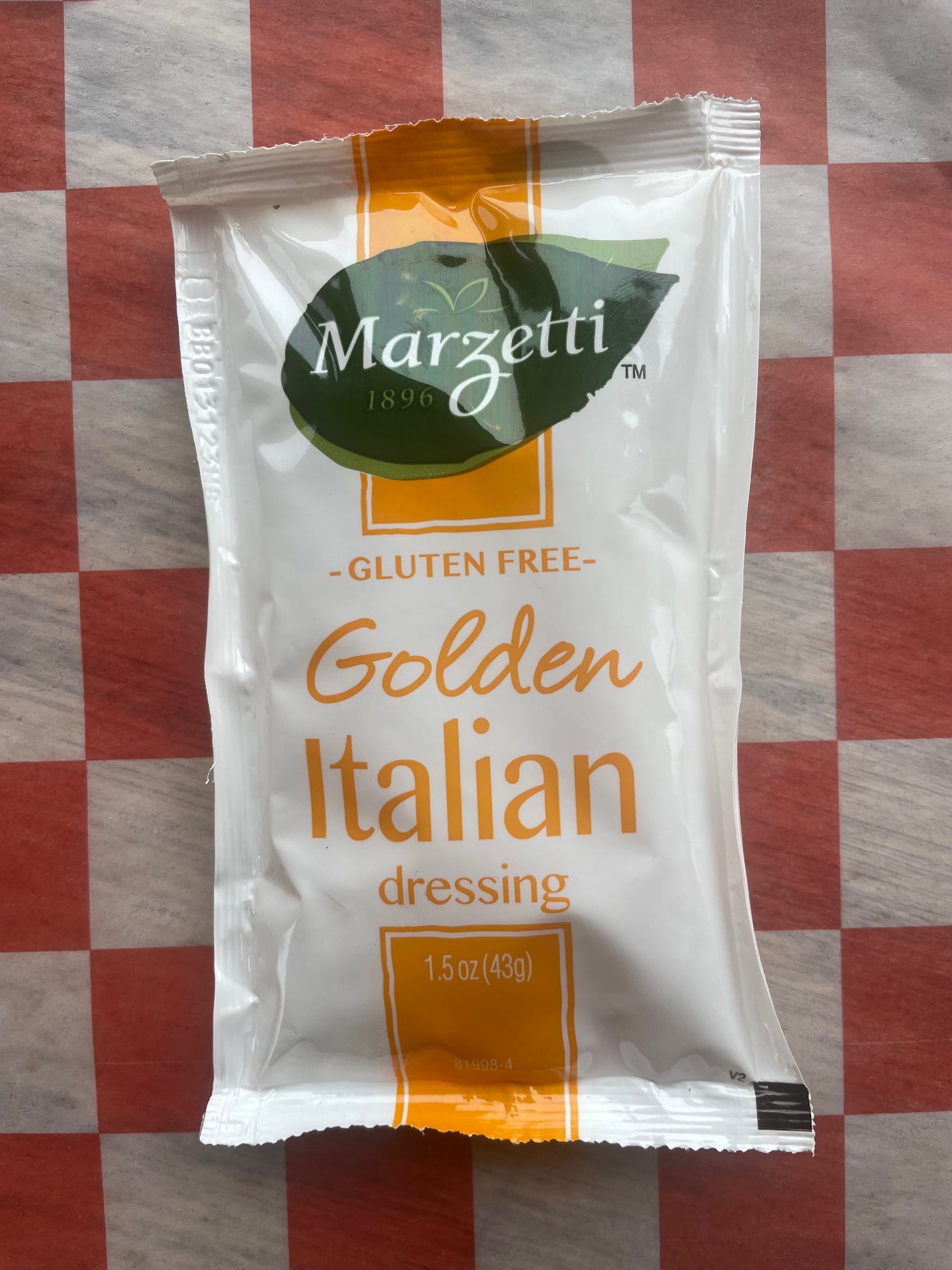 Order Italian Dressing Packet - Side food online from Jimmy's Pizza store, Cold Spring on bringmethat.com