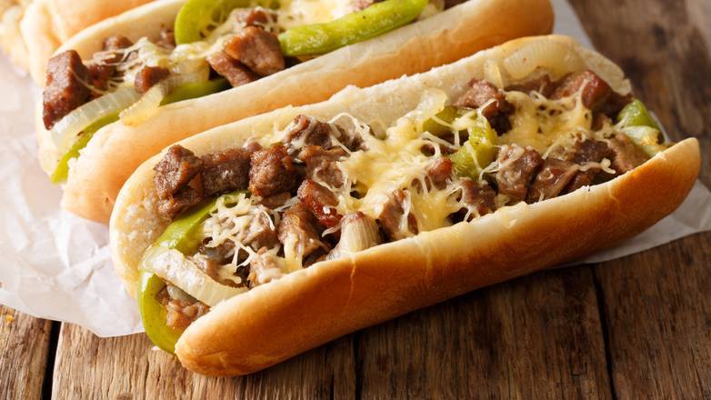 Order Fuego Cheesesteak food online from Barn'S Burgers &Amp; Melts store, Houston on bringmethat.com