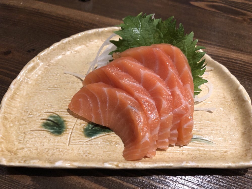 Order Sake (Salmon) food online from Naked Fish Japanese Restaurant store, Chino Hills on bringmethat.com
