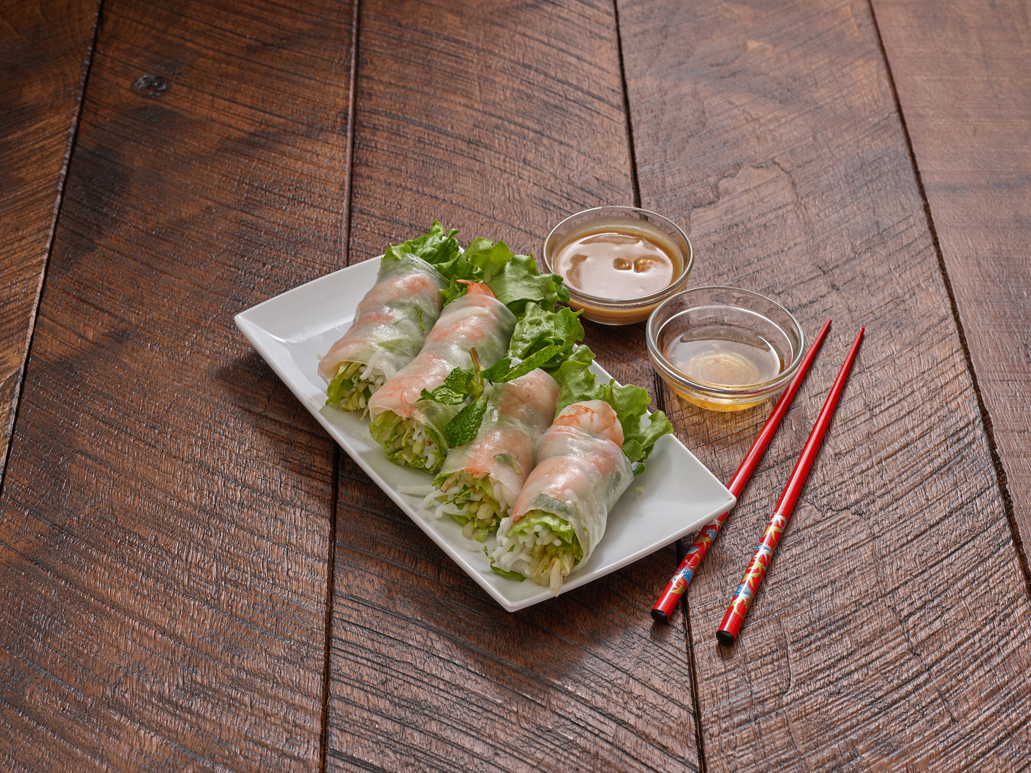 Order A3. Shrimp Spring Roll food online from Pho on Bryant store, San Francisco on bringmethat.com