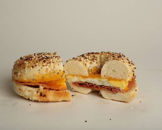 Order Eggel with Meat & Cheese food online from Barry Bagels store, Westerville on bringmethat.com