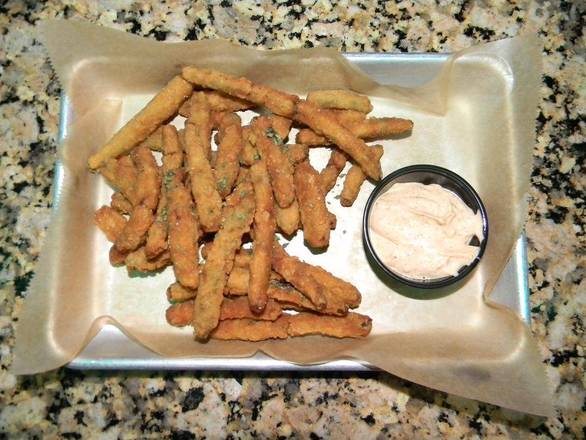 Order Fried Spicy Green Beans food online from The Quarter Bar & Grill store, Addison on bringmethat.com