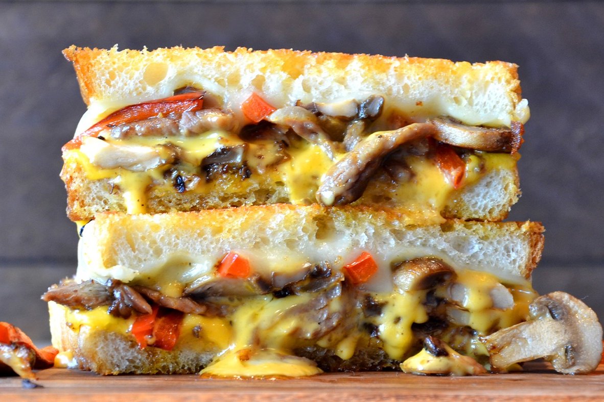Order Philly Grilled Cheese  food online from American Grilled Cheese Company store, Houston on bringmethat.com