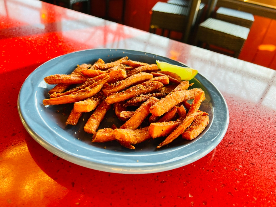 Order Chili-Lime Seasoned Fries* food online from Poco Mexican/American Restaurant, Bar & Comedy Cabaret store, Doylestown on bringmethat.com