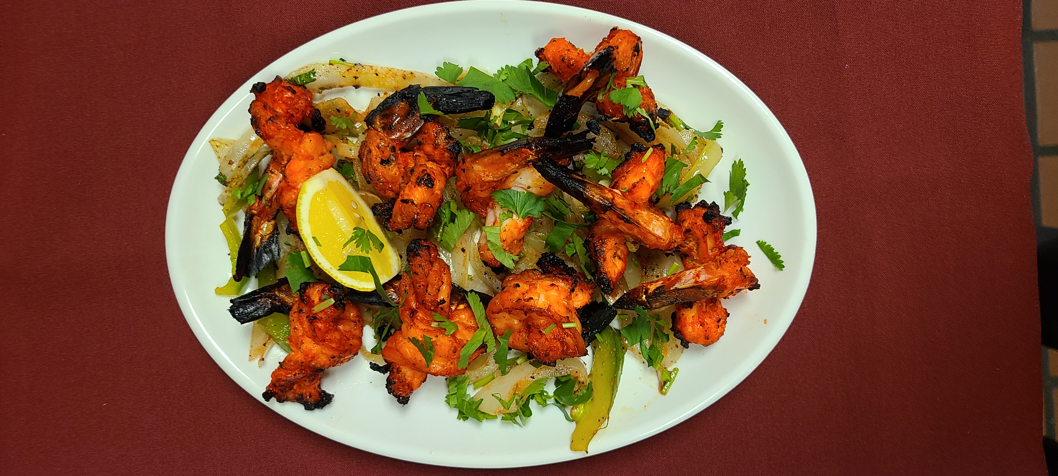 Order 60. Tandoori King Prawn food online from New Little India store, Shelby Township on bringmethat.com