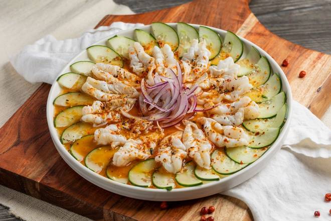 Order Aguachile Rojo food online from Mariscos Choix store, Downey on bringmethat.com