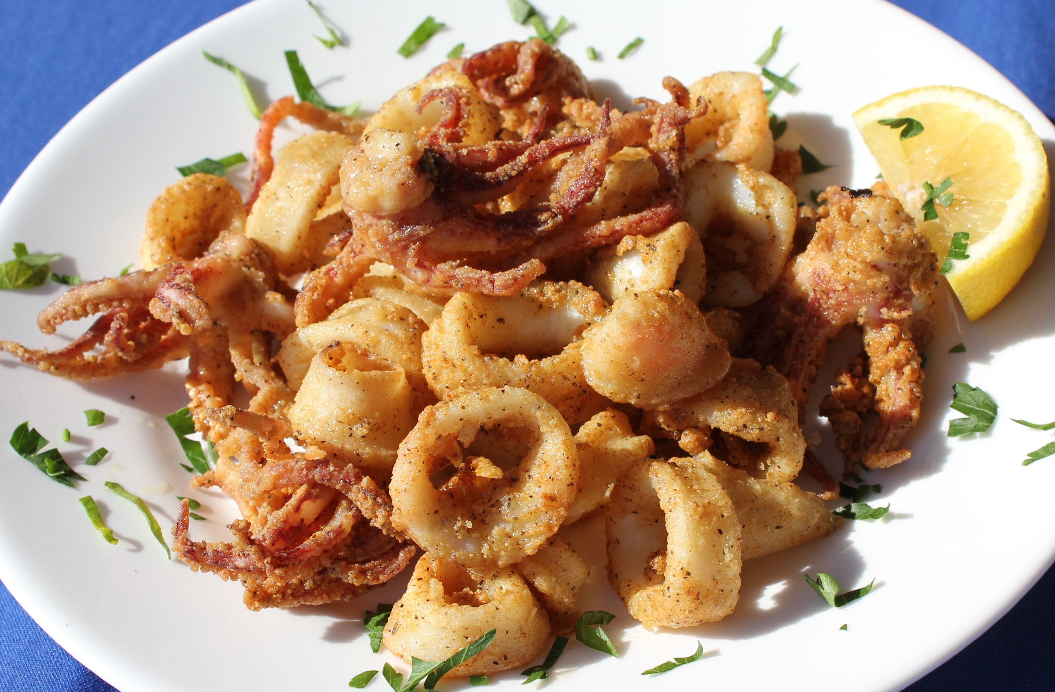 Order Fried Calamari food online from Pontos Taverna store, Norwalk on bringmethat.com