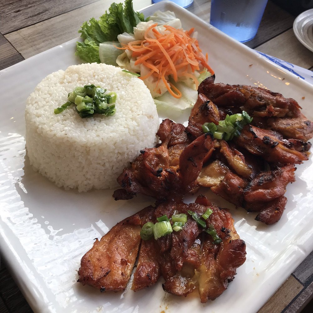 Order C13-Grilled Chicken with Rice (Com Ga Ngu Vi) food online from Pho Ph Ha store, Oceanside on bringmethat.com