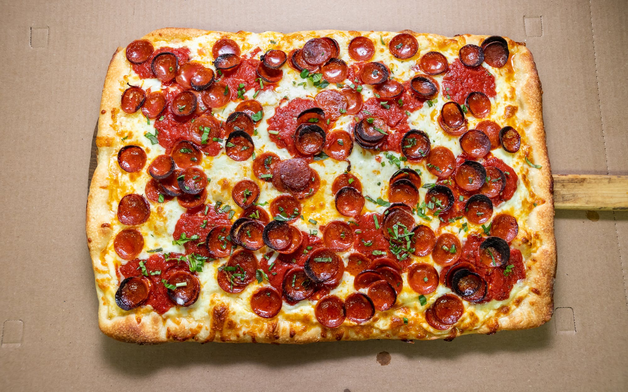 Order Pepperoni and Hot Honey  Pie  food online from West Avenue Pizzeria store, Saratoga Springs on bringmethat.com