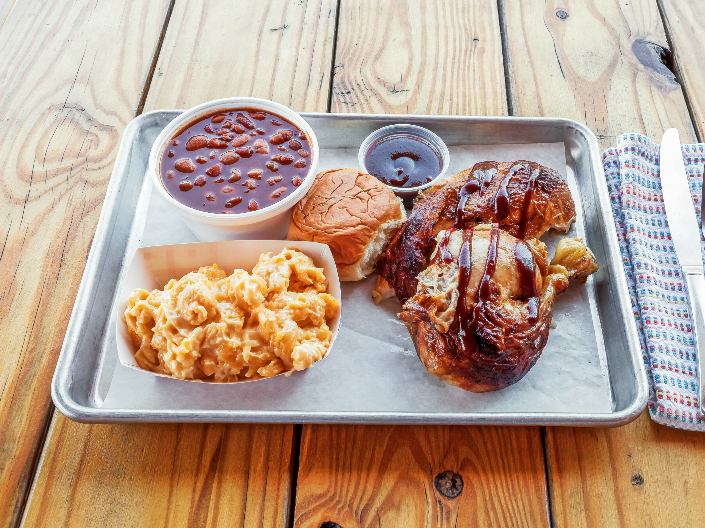 Order Smoked Chicken food online from Firehouse Que & Brew store, Fallbrook on bringmethat.com
