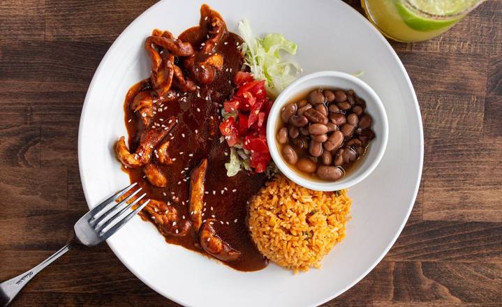 Order Chicken Mole food online from Las Brisas Mexican Restaurant store, Edmonds on bringmethat.com