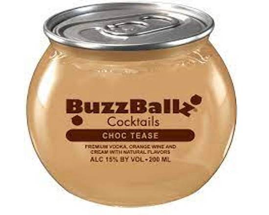Order Buzzballz Choc Tease 200 ml  20% food online from Pit Stop Liquor Mart store, El Monte on bringmethat.com