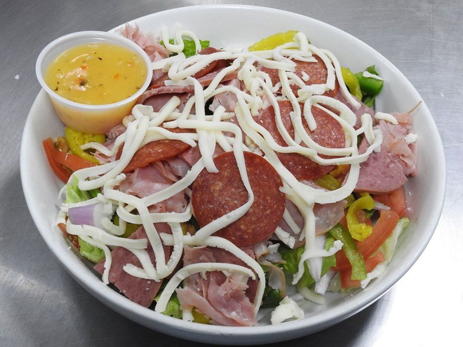 Order Italian Salad food online from Clockwork Pizza store, Tempe on bringmethat.com