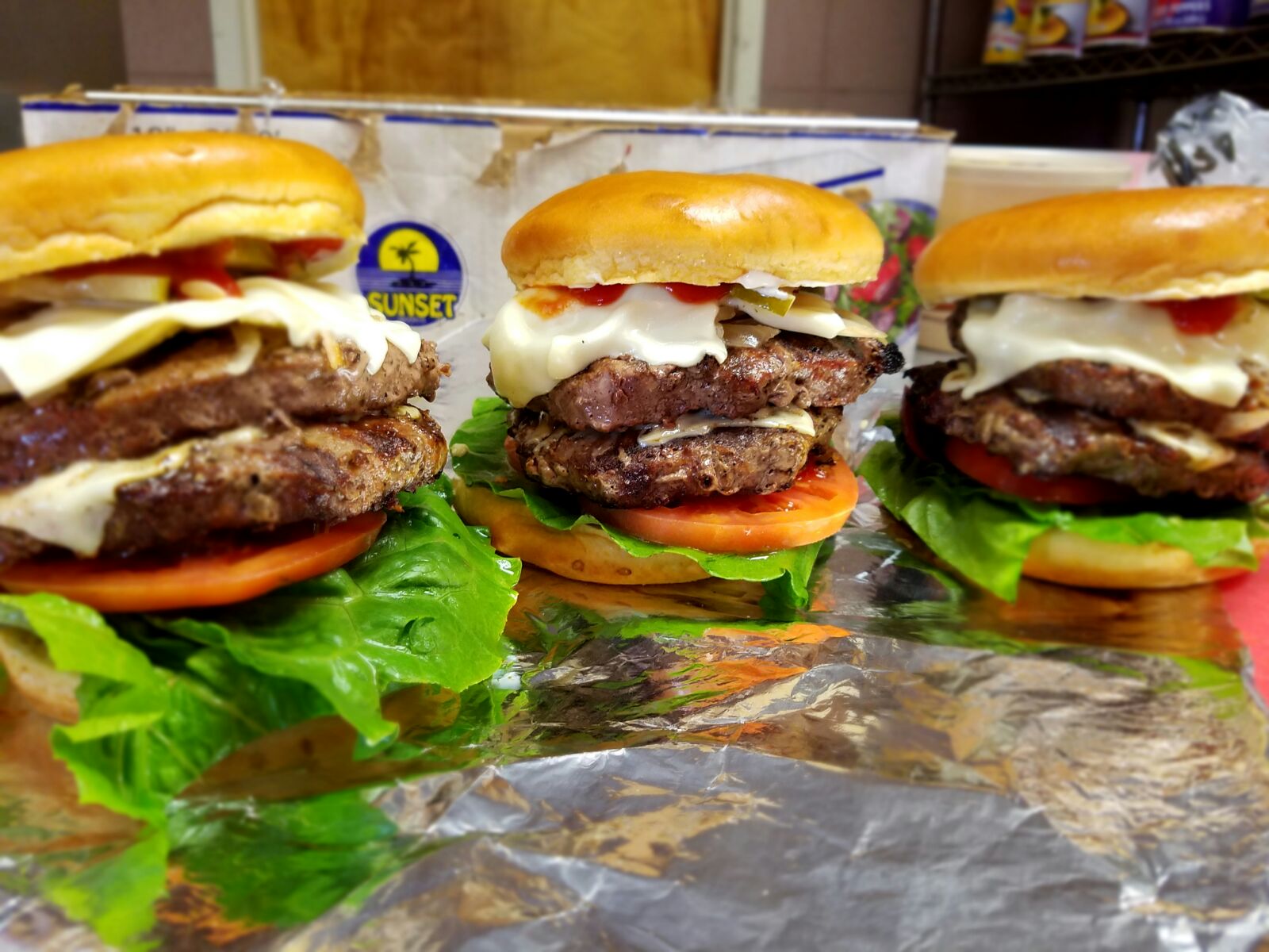 Order Double Cheeseburger food online from Fiore Shake, Steak And Sides store, Philadelphia on bringmethat.com