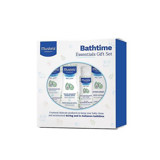 Order Mustela® 4-Piece Bathtime Essentials Gift Set food online from Buybuy Baby store, Franklin on bringmethat.com