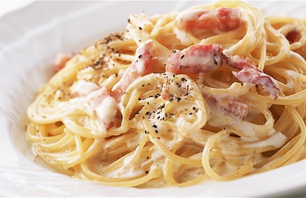 Order Spaghetti Carbonara food online from Planet Pizza store, Stamford on bringmethat.com