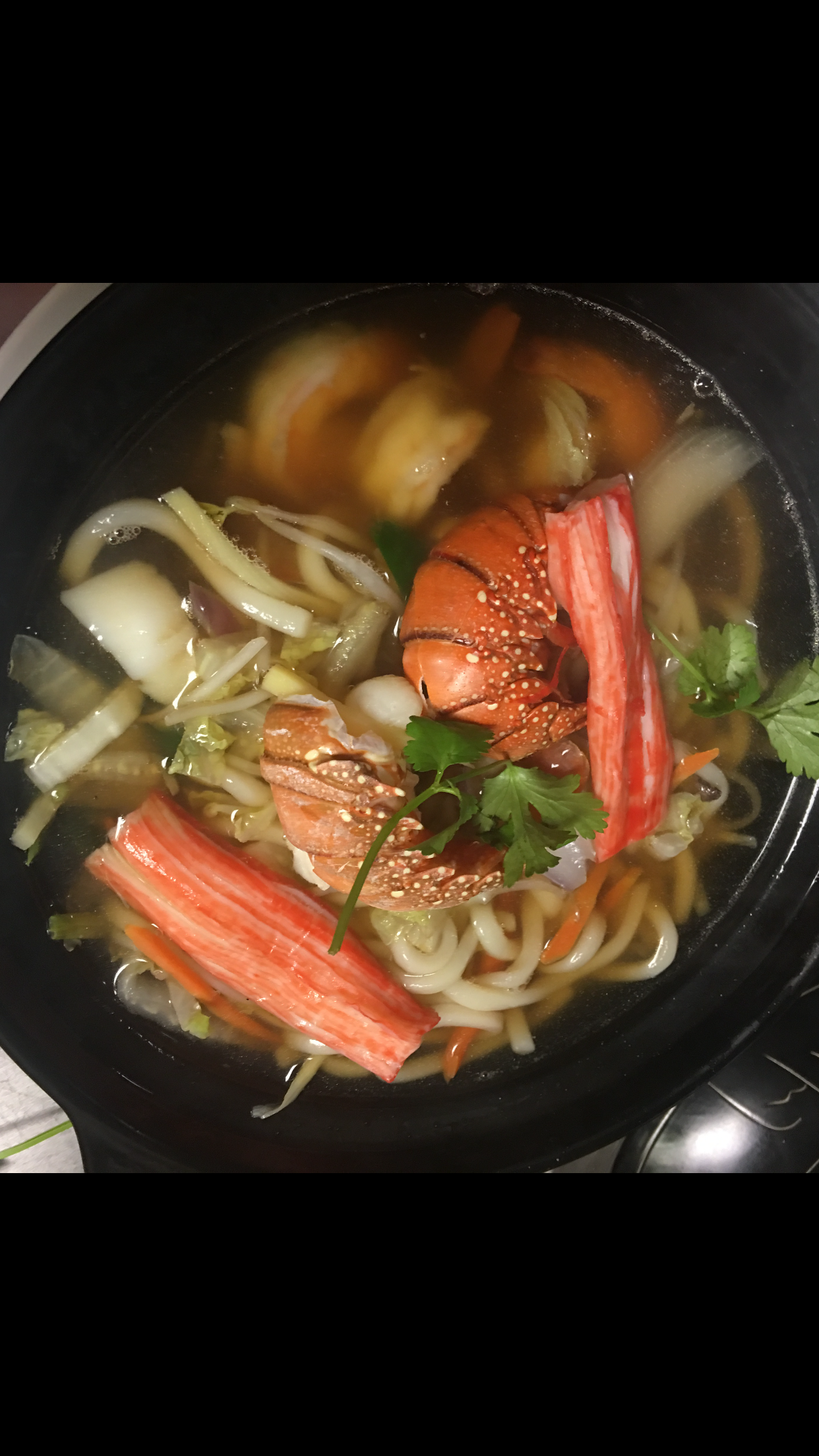 Order 28. Seafood Udon Noodle Soup food online from Peking Tokyo store, Langhorne on bringmethat.com